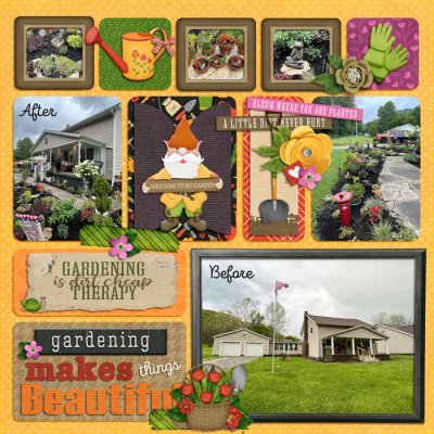 Gardening makes things beautiful