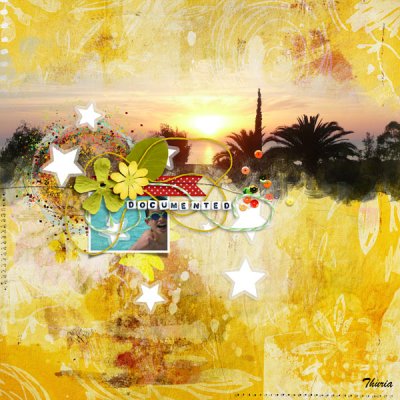 Scrap-A-Thon - Challenge 24 - Catching rays
