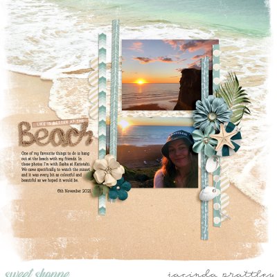 The beach