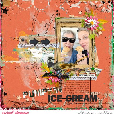 Pumpkin ice cream