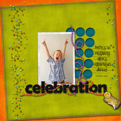 Alex's celebration dance
