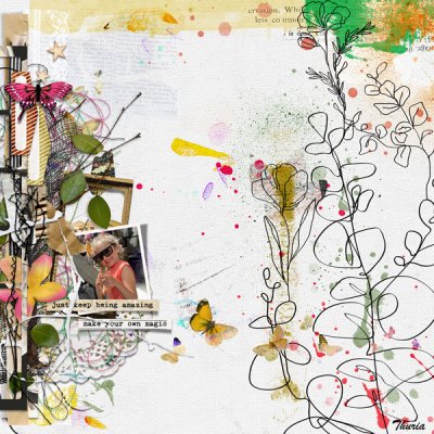 This & That - Challenge 14a - Left side of the page