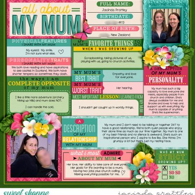 All about my Mum 1