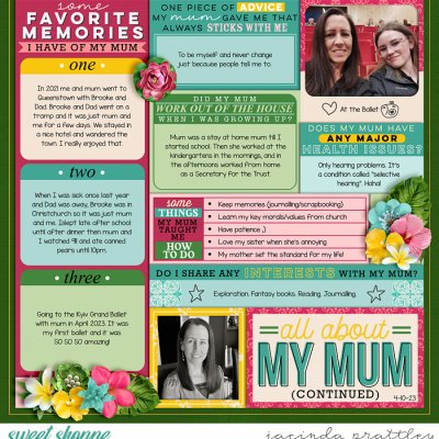 All about my Mum 2