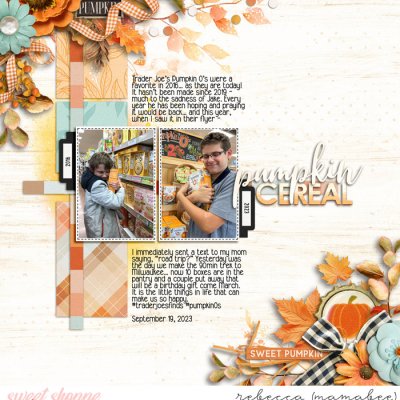 Pumpkin o cereal