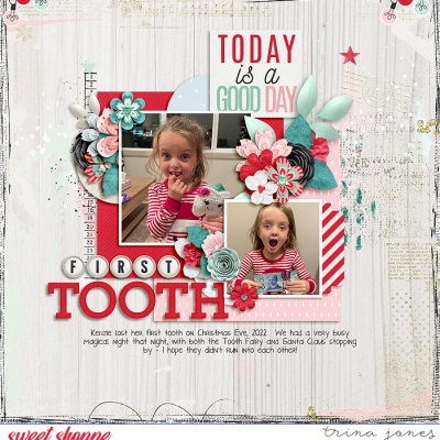 First tooth on Christmas