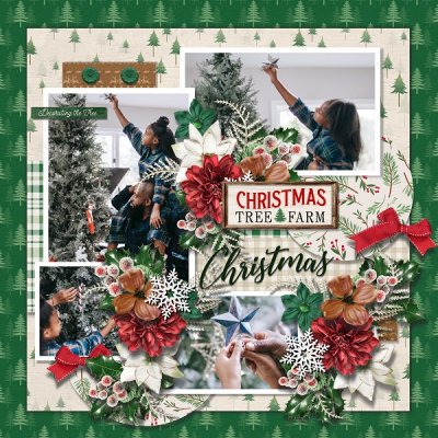 A christmas village - evergreen acres