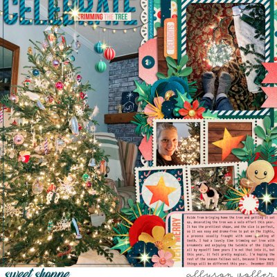 Celebrate trimming the tree