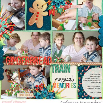 gingerbread train
