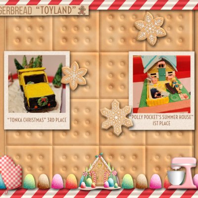 GINGERBREAD "TOYLAND"