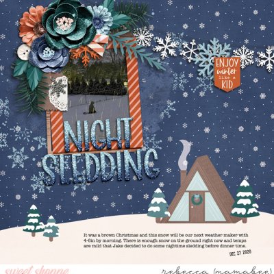 Night Sledding