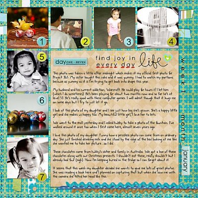 Project 365: Week One