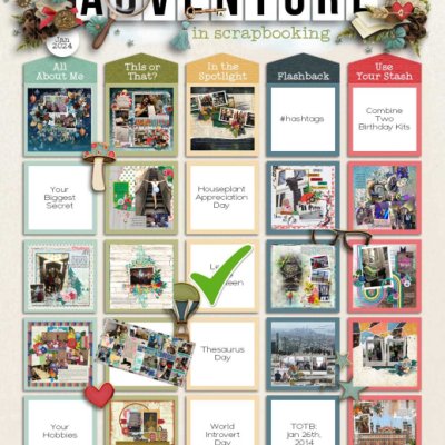 Jan bingo card