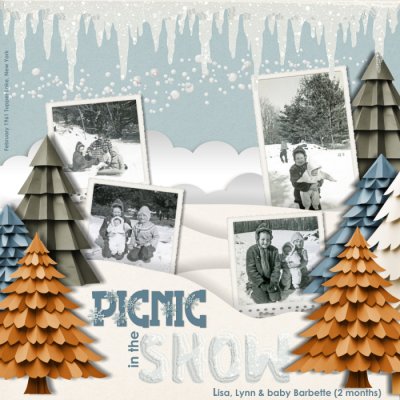 1961 02 Picnic in the Snow
