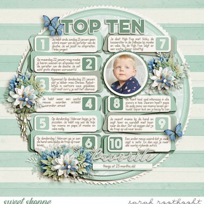Top 10 favorite things at 23 months old