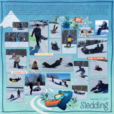 Sledding