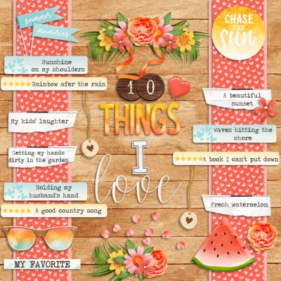 10 Things I Love