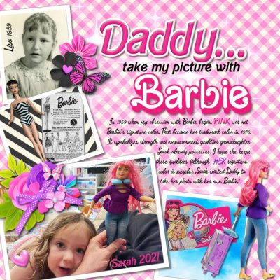 Sarah and Barbie 2021