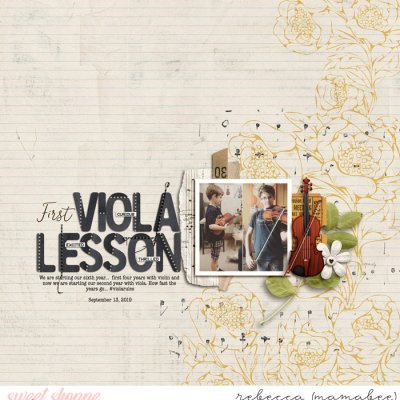viola lesson