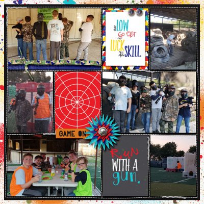 Paintball Party left