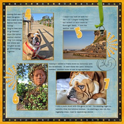 My project 365 - week 1, page 1