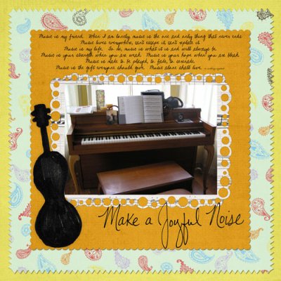Make A Joyful Noise (Jan 14th - Color Challenge)
