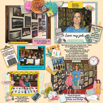 Mom and Daughter Make the Art Show