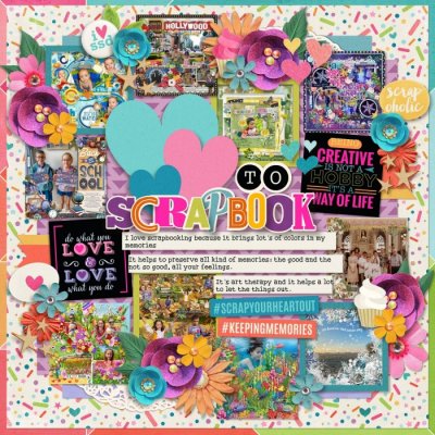 Heart to scrapbooking