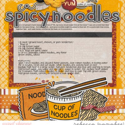 Spicy noodles Recipe