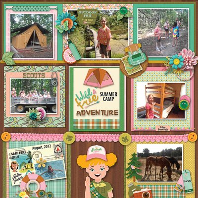 Girl Scout Summer Camp in 2012
