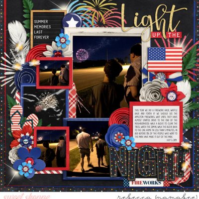 light up the night fireworks