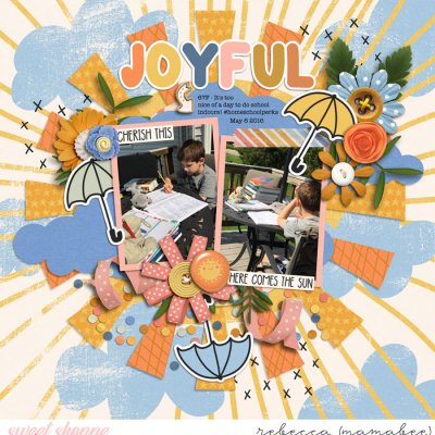 Joyful spring day