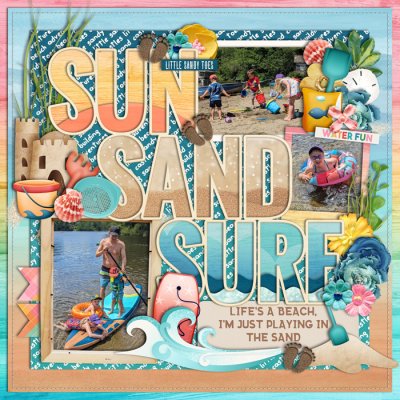 Sand and beach fun