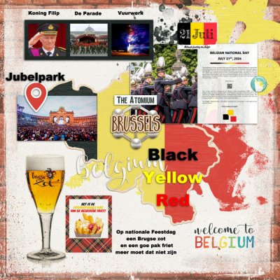 Black Yellow Red, The tricolor of Belgium,