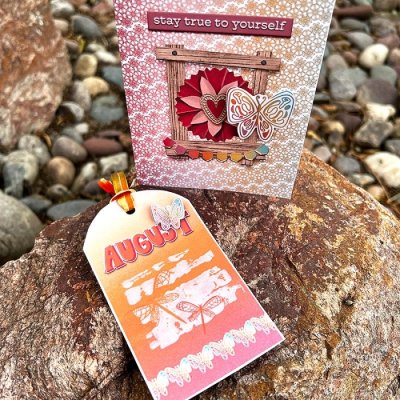 Hybrid Flutterby, Ladybug card
