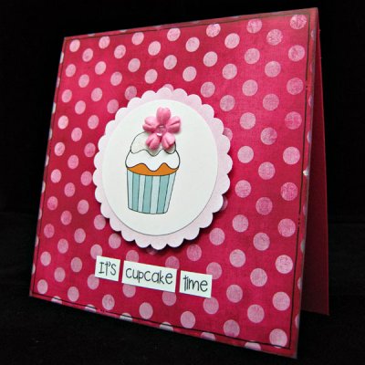 It's Cupcake Time (hybrid card)