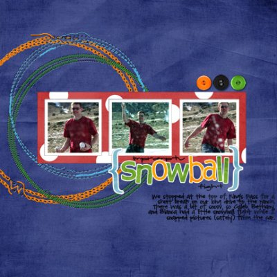 impromptu snowball fight