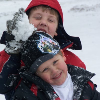 Playing in the Snow