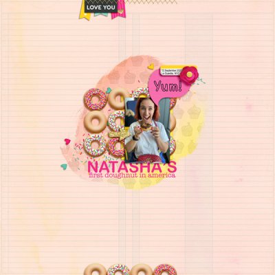 Summer2024 - July - 21 CandyLand - Natasha's 1st Doughnut