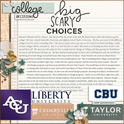 Big Scary Choices