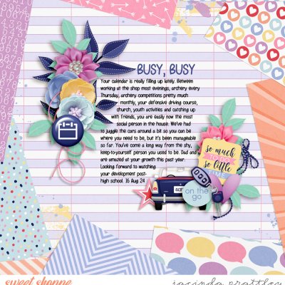 Busy, busy
