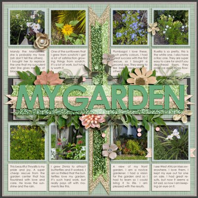 Summer2024 - July - 9 - Crazy Eights - My Garden