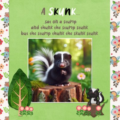 A Skunk...