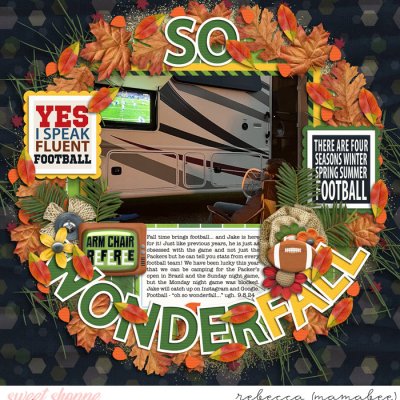 So wonderfall football
