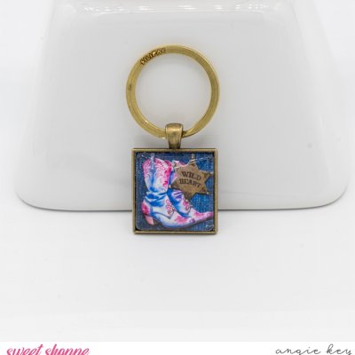 Cowgirl Keychain