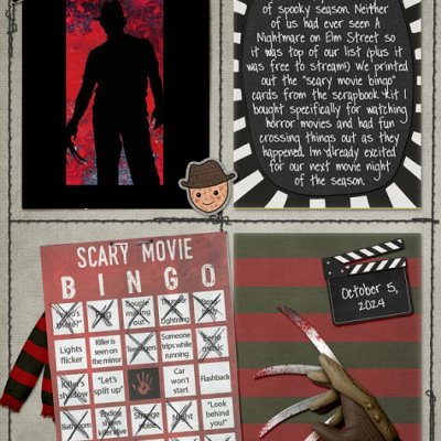 October album - A Nightmare on Elm Street