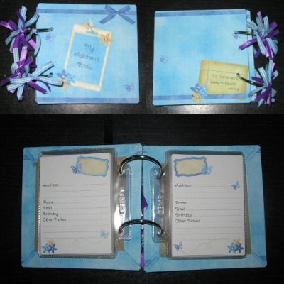 Address Book - blue