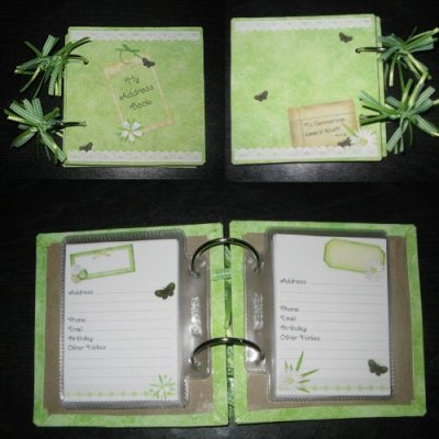 Address Book - green