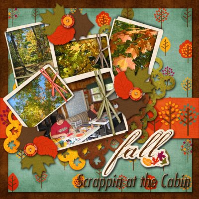 Fall Scrappin At the Cabin