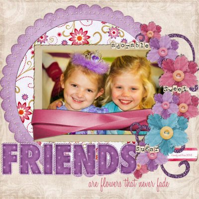 Friends are like flowers that never fade